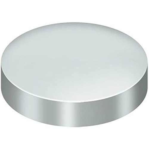 Deltana SCF100U26 Flat Round Screw Cover Clavo - color: Polished Chrome