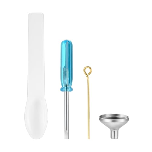 XIUDA Funnel Set for Urn Necklace Filling Kit, Transparent Plastic, 0.47 inches