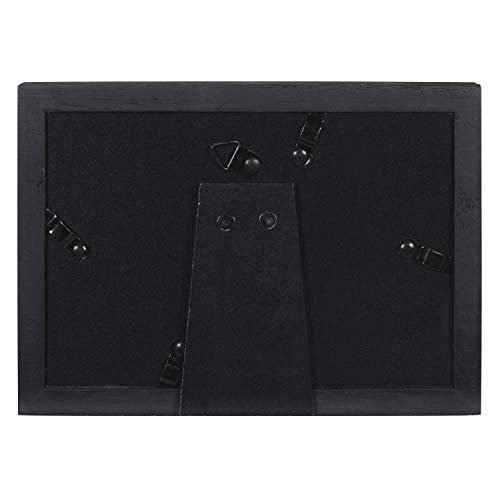 Malden International Designs You Had Me at Woof 4x6 Dog Picture Frame, Black with Silver Metal Sentiment - style: Contemporary