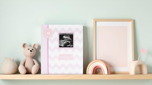 Lil Peach First 5 Years Chevron Baby Memory Book Journal, Pink - style: Chevron Pink