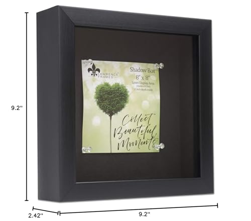 Lawrence Frames Shadow Box Frame, 8x8 - size: 8x8