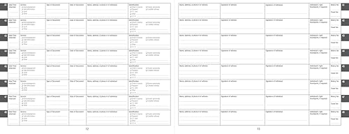 Notary Public Logbook
