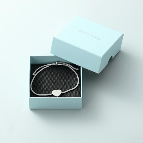 Imrsanl Heart Urn Bracelet for Ashes Cremation Jewelry for Women - color: Z-Silver