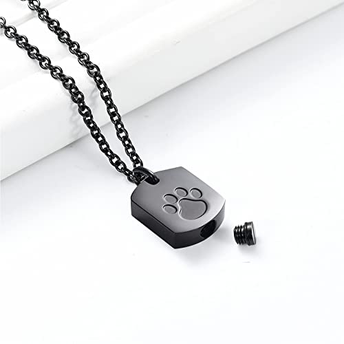 3 Pack Cremation Jewelry Dog Ashes Necklace for Women Men Pet Dog/Cat Urns for Ashes Cremation Jewelry Memorial Locket Gifts for Human