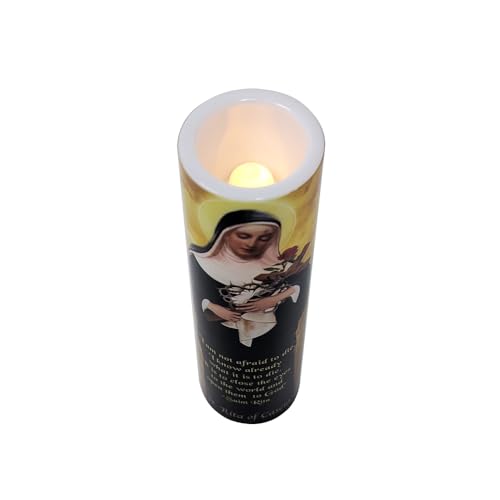 Saint Rita of Casci, LED Flameless Devotional Prayer Candle