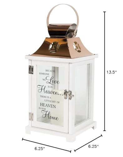 Heaven in Our Home Flameless Candles Copper Lantern