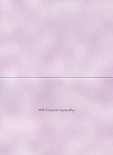 Moon Over Purple Mountains Sympathy Card
