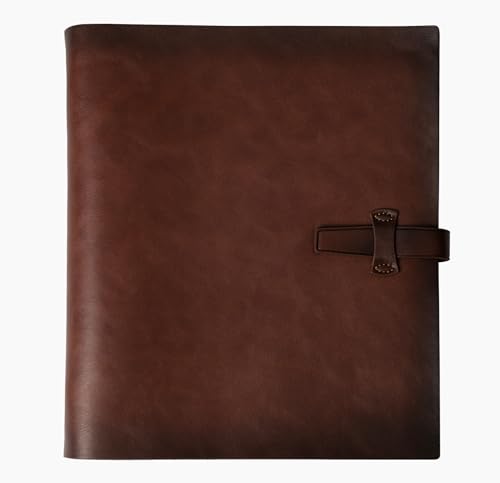 Photo Album 4x6 300 Photos, Genuine Leather Photo Albums with Writing Space with 30 Writing Paper, Travel Family Wedding Kids Graduation Ultrasound Baby Picture Album Scrapbook Photo Album (Simple) - color: Simple