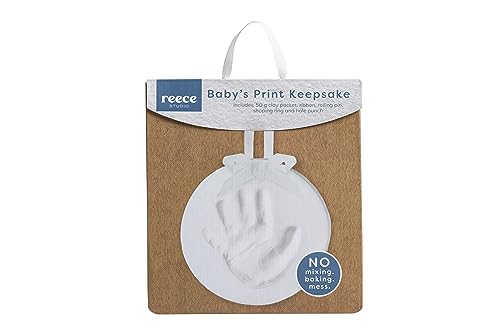 Reece Studio Baby Handprint or Footprint Clay Keepsake Kit - color: Baby's Print Keepsake, White, size: One Size