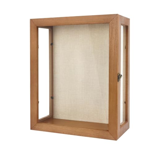 11x14x6 Extra Deep Shadow Box with 3 Removable Panels,Carbonized - color: Carbonized, size: 11x14x6