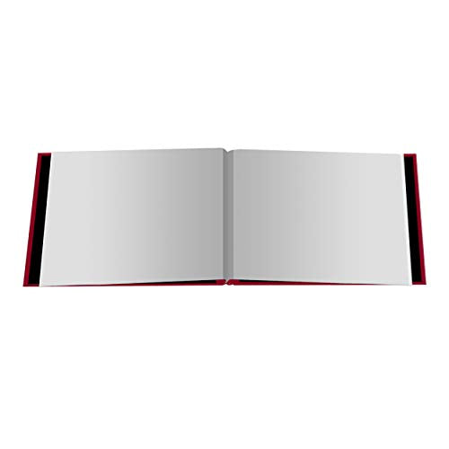 Pioneer 5 Inch by 7 Inch Postbound Fabric Frame Front Memory Book, Apple Red - color: Apple Red, size: 5"x7"
