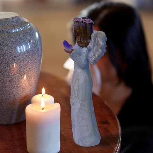 Sympathy Gifts for Loss of Loved One, 5.5" Angel Memorial Gift for Loss of Dad Mom Grandmother, Angel Figurine for Bereavement Remembrance Grief