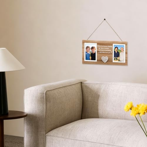 Then & Now Brother Gifts, Brother Birthday Gifts Photo Frame - style: brother