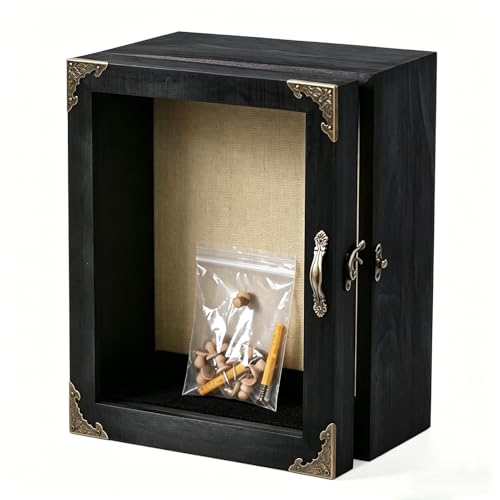 Shadow Box Deep 4.7 in Wooden Frame Clear Acrylic Front Cover 11x14