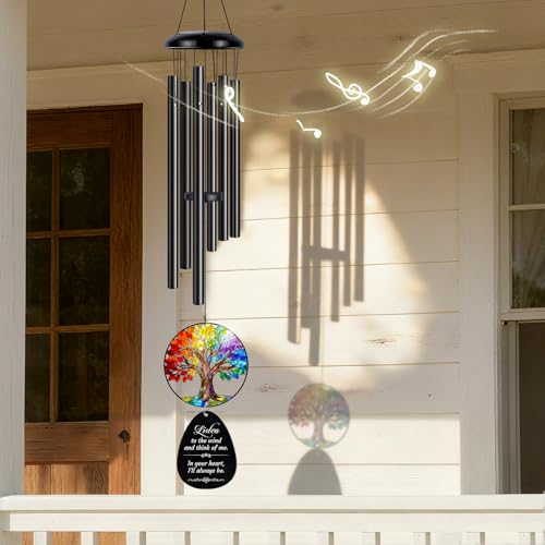 Sympathy Wind Chimes Gifts for Loss of Loved One, Memorial Wind Chimes Gifts for Loss of Mom Dad, Sympathy Wind Chimes for Funeral, Grief Bereavement Gift, Condolences Present for Loss