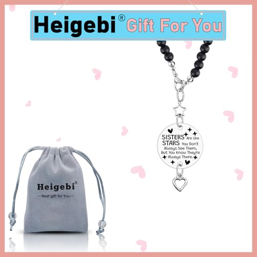 Sister Gifts Car Rearview Mirror Hanging Accessories for New Driver Sisters Best Friends Birthday Graduation Christmas Mother's Day Wedding Gifts Rear View Mirror Charm