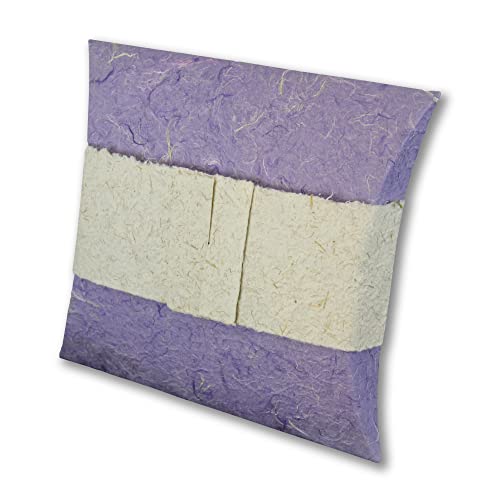 Journey Earthurn, Purple, Mini 60 cu. Inch - Handcrafted from Sustainable, Biodegradable Paper for Water or Earth Burial.