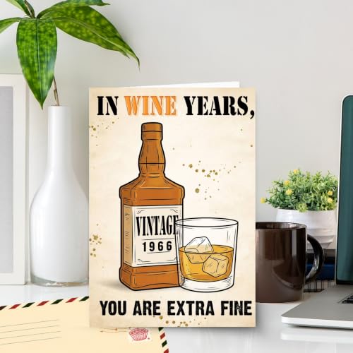 60th Birthday Card, 60th Birthday Cards for Women Men with Seal and Envelope, 60 Year Old Birthdayy Card for Mom Dad Grandma Grandpa Friend Coworker Sister Brother Him Her - color: 60th