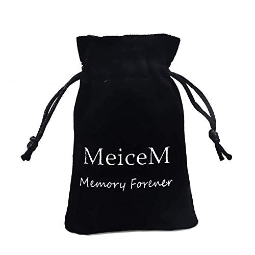 MeiceM Heart Crystal Urn Necklace for Ashes A Piece Of My Heart Lives In Heaven Cremation Jewelry Angel Wings Memorial Keepsake Pendant - color: Gold+Silver