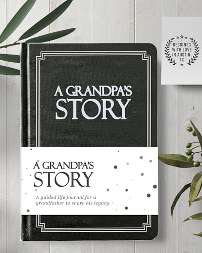 Grandpa's Life Story Journal (Hardcover): A Meaningful Keepsake for Grandpa to Share His Journey & Memories, Book Includes 250+ Prompt Questions, Sentimental Gift for Father's Day, Birthday, Christmas - style: Grandpa Life Story Journal