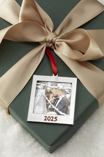 Lenox 2025 Christmas Picture Frame Hanging Ornament - style: 2025 Frame