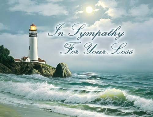 Leanin' Tree Words of Comfort Sympathy Cards, 12 Bulk with Envelopes | Made In USA, For Loss Of Loved One, Elegant Bereavement Condolences Card Collection, to Show Your Support