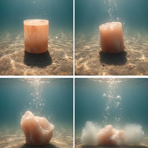 Himalayan Natural Salt Urn, Extra Small, Biodegradable, 15 Cubic Inch. | Small & Meaningful Farewell