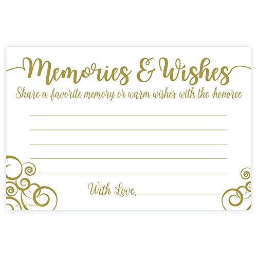 Flourish Share a Memory and Well Wishes Cards (50 Count)