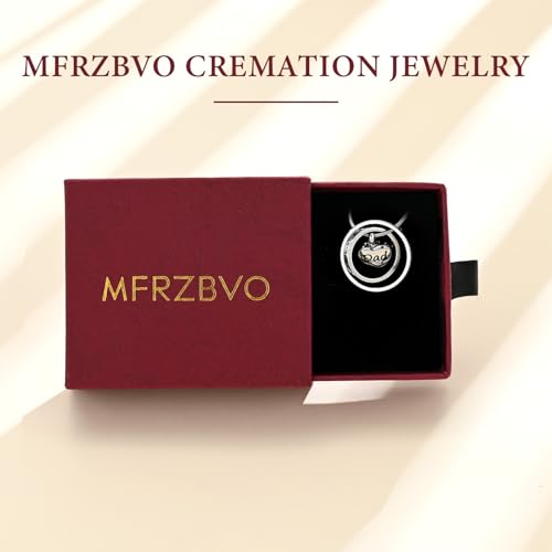 Cremation Jewelry Urn Necklace for Human Ashes for Women Men Eternal Loved Circle Memorial Ashes Keepsake Pendant - color: Customize