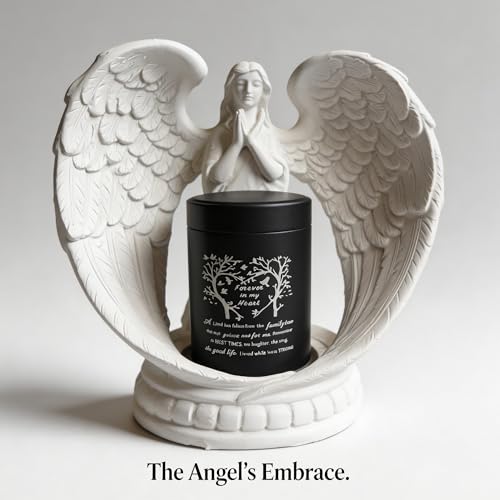 Small Keepsake Urns for Ashes - Small Keepsake Urn with Angel Wings, Pet & Human Ashes Container, Memorial Statue Gift for Mom/Grandma/Women/Dad/Grandpa (Mother-Tree of Life and Butterfly) - color: Mother-tree of Life and Butterfly