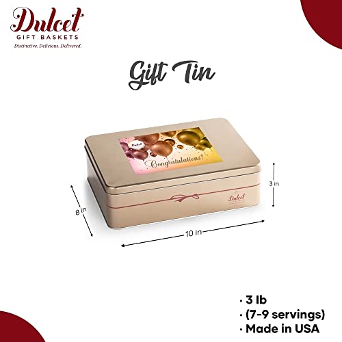 Congratulations Gifts For Women Congratulations Food Gift Baskets for Women, Men, Mom, Dad, Son, Daughter, Siblings, Friends & CoWorkers Gourmet Food Gifts By Dulcet Gift Baskets - style: Congratulations