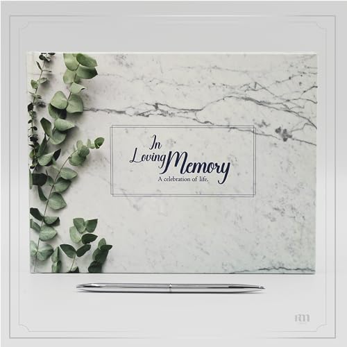 RM Group Funeral Guest Book for Memorial Service - Guestbook for Funeral - Memorial Books for Funeral - Funeral Guest Books Celebration of Life - Memorial Guest Book for Celebration of Life.