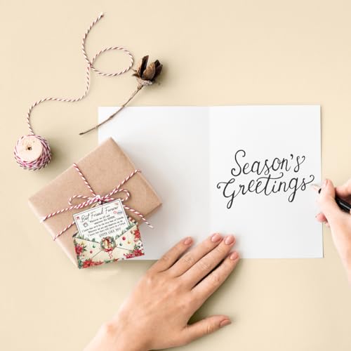 Best Friend Forever Gifts, Christmas Decorations Ornaments, Sentimental Friendship Gift, Birthday Gifts for Women, Fun and Cool Envelope Wooden Ornament for Female Friends - style: Friend Letter