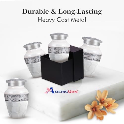 White Patch - Parent Urns (White Patch 4 Small Urn Set, Urns) - color: White Patch 4 Small Urn Set