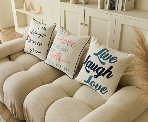 Sympathy Throw Pillow Cover,Memorial Throw Pillow Cover 18 x 18 Inches Cover Only