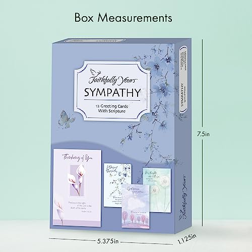 Faithfully Yours Designer Greetings Inspirational Sympathy Boxed Card