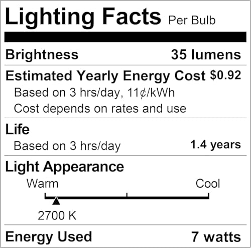 Creative Hobbies® Silicone Dipped, Country Style, Electric Candle Lamp Chandelier Light Bulbs, 7 Watt Incandescent, Individually Boxed - 20 Pack - size: 10 Count (Pack of 2)