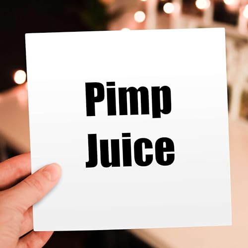 3dRose Pimp Juice 6 Greeting Cards with envelopes