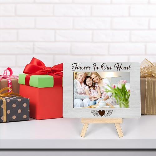 Ycyfckdr Memorial Picture Frame Gifts For Loved One, Bereavement Photo Gifts, Tabletop Easel Frame (A20)