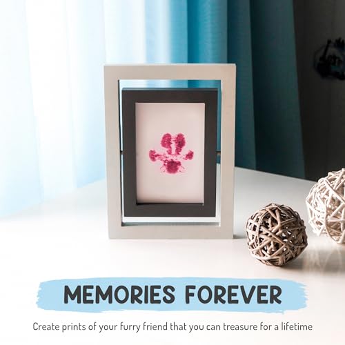 Inkless Paw Print Kit for Dogs | Pet Paw Print Impression Kit | Dog Ink Paw Print Kit | Pet Paw Print Kit | an Easy to Use Paw Print Stamp Pad for Dogs | Contains an Ink Pad for Dog Paw Prints