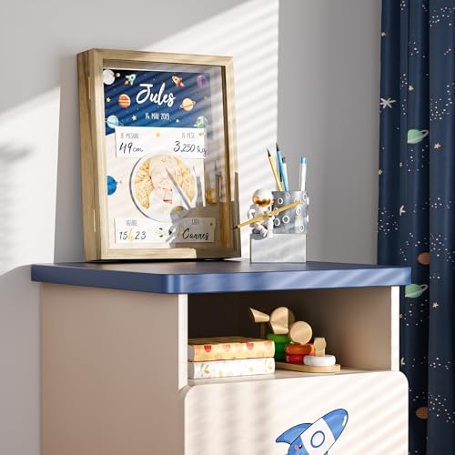 Love-KANKEI Deep Large Shadow Box 13x16.5,Solid Wood Frame,Carbonized Black - color: Carbonized Black, size: 13 x 16.5