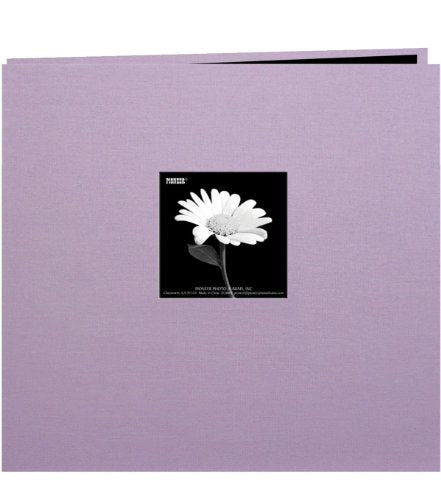 Pioneer Book Cloth Cover Post Bound Album 8"X8", Misty Lilac - color: Misty Lilac, size: 8"x8"