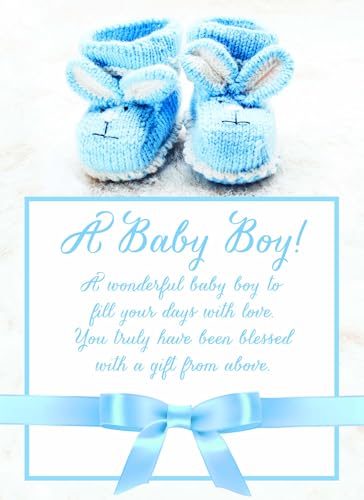 Crown Point Graphics Shared Blessings New Baby Greeting Cards KJV, 12 Count
