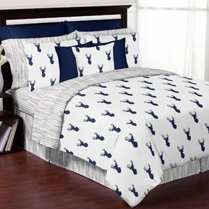 Navy Blue Fabric Memory/Memo Photo Bulletin Board - color: Navy