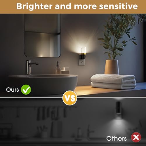 L LOHAS LED Night Light, Dimmable Night Lights Plug into Wall - color: Bubble-5000K, size: 1 Pack