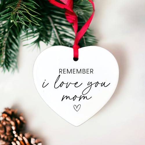 for Mom from Daughter - Remember I Love You - Christmas Birthday Valentines Gifts for Mom Women Her - Thinking of Miss You - Mother of The Bride Groom from Daughter - Just Because - color: Remember