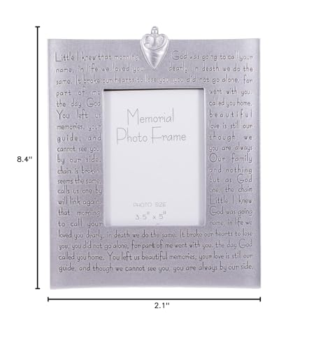 Roman Religious Memorial Bereavement Picture Photo Frame with Verse 40482