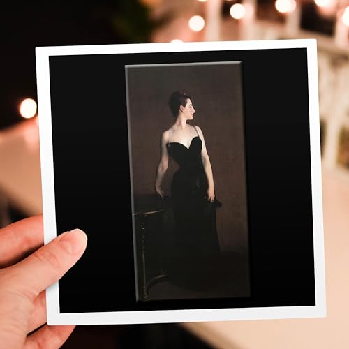 3dRose Madame X by John Singer Sargent 12 Greeting Cards with envelopes
