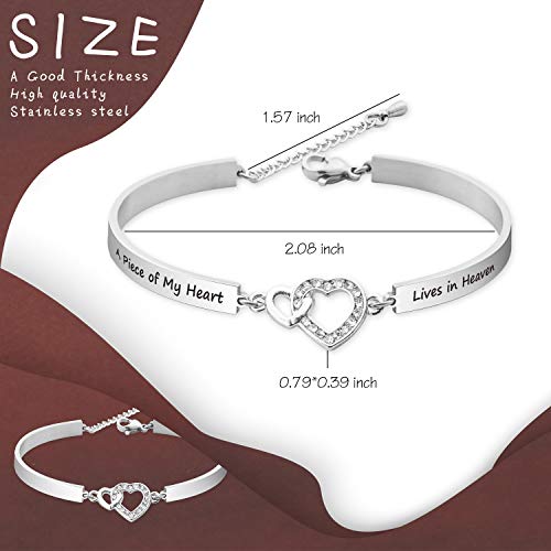 Memorial Bracelet Sympathy Remembrance Gift Loss Jewelry