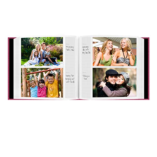 Pioneer Photo Albums Holds 200 Photos, Bright Pink, 4" x 6" - color: Bright Pink, size: 4" x 6" (Pack of 1)
